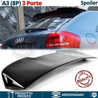 SPOILER per AUDI A3 S3 8P Alettone NERO Rs3 style