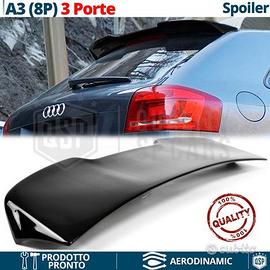 SPOILER per AUDI A3 S3 8P Alettone NERO Rs3 style
