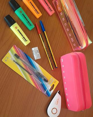 back to school, cancelleria per scuola