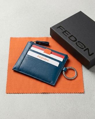 Portacarte pelle Giorgio Fedon 1919 con zip
