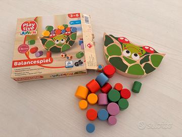 Gioco di equilibrio cilindri tartaruga