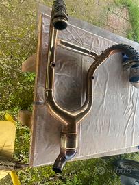 Collettori bmw gs 1200 decatalizzati e silenziator