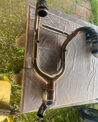 Collettori bmw gs 1200 decatalizzati e silenziator