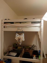 Letto a soppalco IKEA STORÅ + Materasso