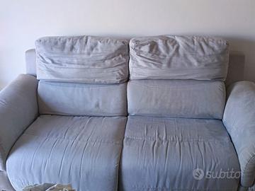 Divano sfoderabile in microfibra