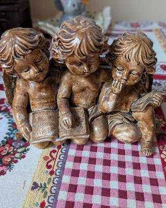 Angeli soprammobile in resina 