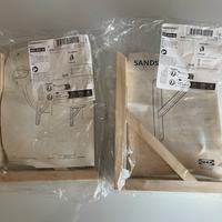 Ikea staffe in legno