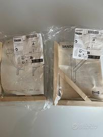 Ikea staffe in legno