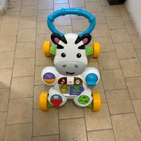 Fisher price zebra primi  passi