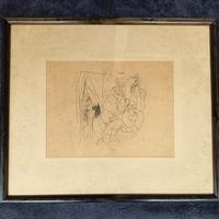 Pablo Picasso litografia della celebre Suite 347.