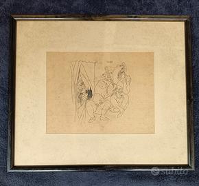 Pablo Picasso litografia della celebre Suite 347.