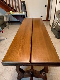 TAVOLO IN LEGNO MASSELLO ARTIGIANALE