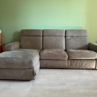 Divano 4 posti con relax