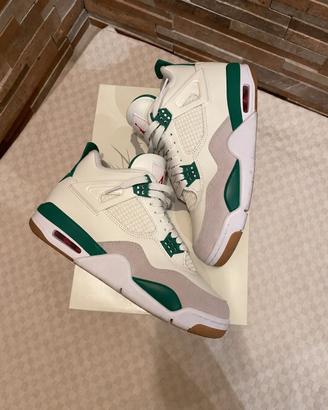 jordan 4 white and green