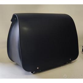 Borsa Yellowstone con incavo pelle per moto custom