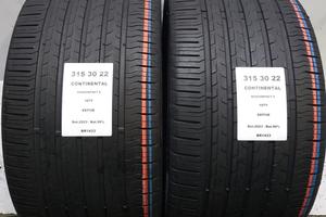 2 GOMME 315 30 22 CONTINENTAL BR1433