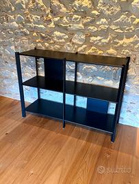 scafale metallo legno