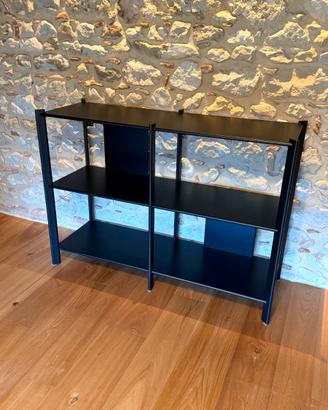 scafale metallo legno