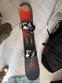 Snowboard Drake DF 158 + Attacchi Union Flite Pro