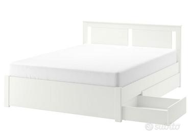 letto matrimoniale con cassetti 