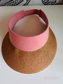 Visiera parasole rigida, Barts rosa pastello