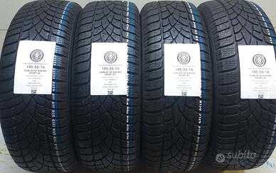 4 GOMME 195 55 16 DUNLOP A77641