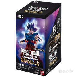 DRAGON BALL CARD GAME FUSION WORLD BOX FB04 JAP