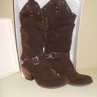 Stivali, Stivaletti marroni stile Cowboy, n°38