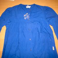 Grembiule scuola blu siggi taglia 80