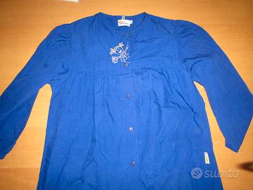 Grembiule scuola blu siggi taglia 80