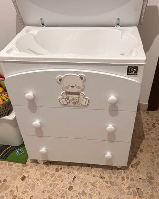 Fasciatoio con vaschetta Italbaby