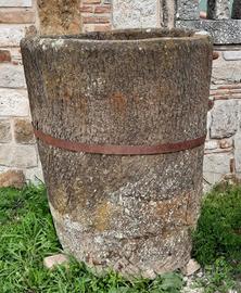 Antica vasca in pietra, vaso in pietra da Cm 118