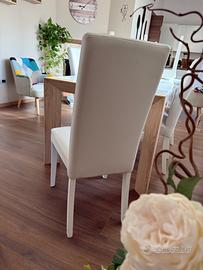 Sedie da pranzo bianche Mondo Convenienza – set da