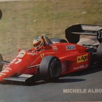 Poster - Michele Alboreto, 1985 - Ferrari 156/85