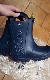 Stivali in gomma Crocs, misura 33/34