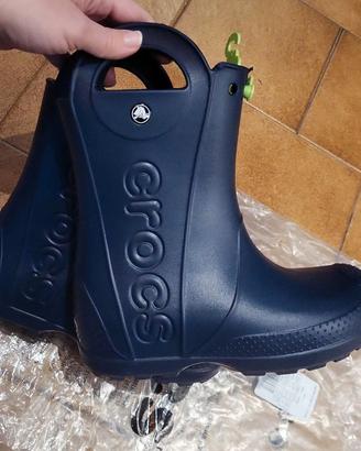 Stivali in gomma Crocs, misura 33/34
