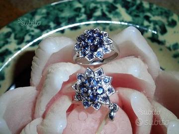 Parure argento 925 tanzanite