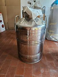 Fusto in acciaio inox per olio