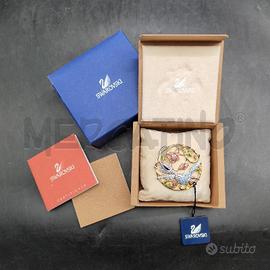 SPILLA SWAROSKI COLIBRI AZZ DORATO