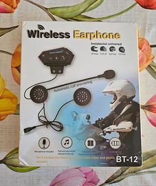 Interfono wireless x casco 