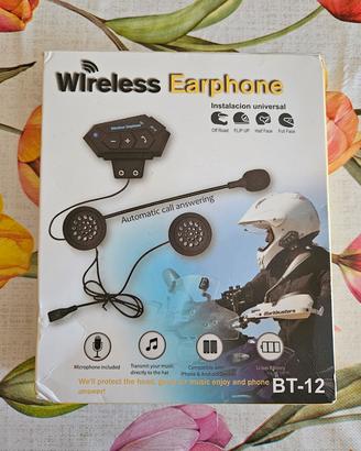 Interfono wireless x casco 