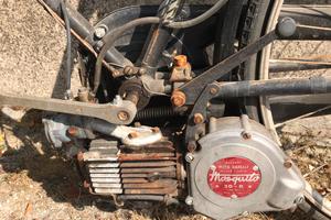 Motore moto garelli 38B su bicicletta