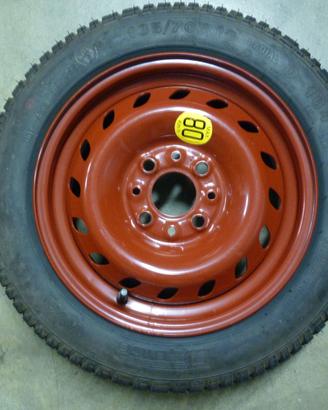 RUOTINO SCORTA 135/70 R13 PER FIAT 500/600 O SIMIL