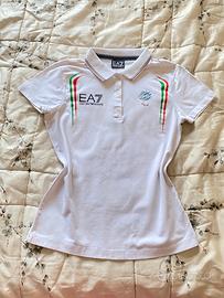 Polo bianca olimpiadi EA7 Emporio Armani -XS