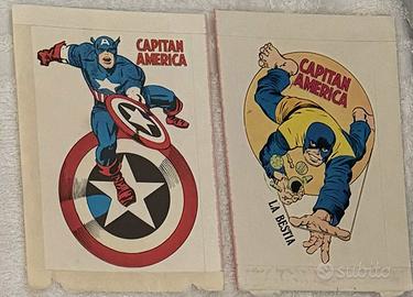 Adesivi Capitan America 4 Corno