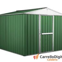 Box porta attrezzi lamiera 276x260 verde