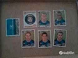 Set 7 figu Inter album calciatori panini 2004/05