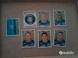 Set 7 figu Inter album calciatori panini 2004/05