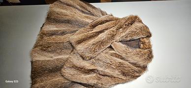 pelliccia marmotta grigia nuova