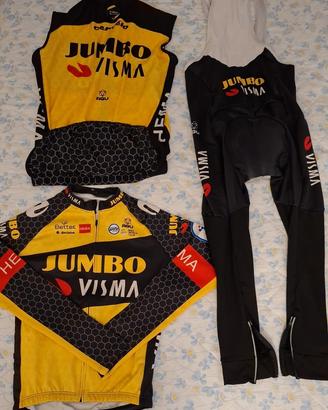 COMPLETO CICLISMO JUMBO-VISMA – 3 PEZZI